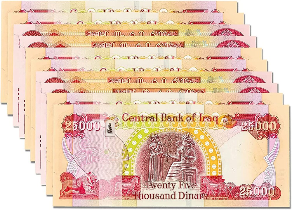250,000 IRAQI DINAR 10x 25,000 1/4 Million Uncirculated Guaranteed AUTHENTIC IQD