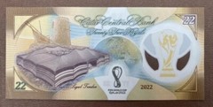 Qatar 22 Riyals World Cup Fifa Commemorative note 2022