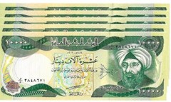 50,000 New Iraqi Dinar Money 5 x 10,000 New Unc Iraq Uncirculated Currency