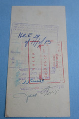 1953 – Socony Oil Co. of ISRAEL – JERUSALEM HAIFA – BANK CHECK – Barclay’s Bank
