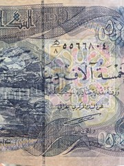 5000 IRAQI DINAR Note Central Bank of Iraq 5,000 Dinar IQD Currency