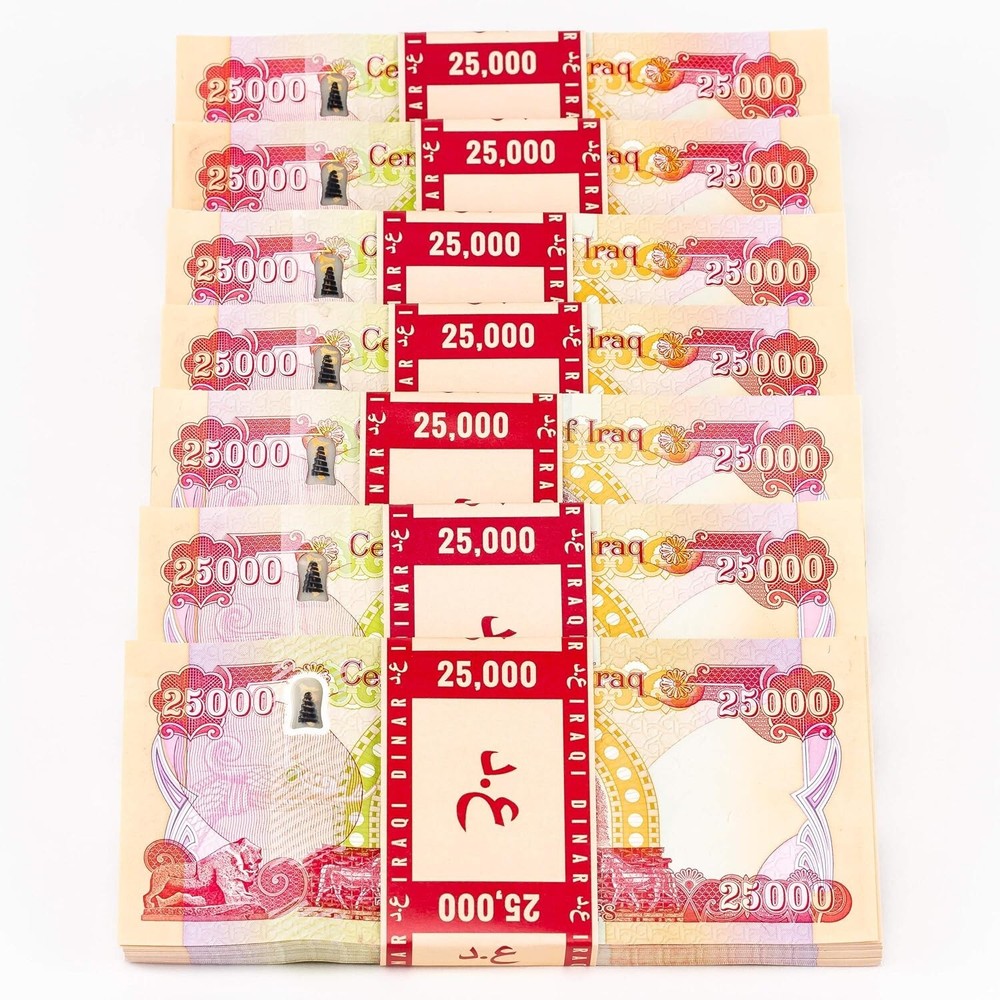 IRAQI DINAR 1/2 Million 500,000 20x 25,000 COA Guaranteed Uncirculated Iraq $