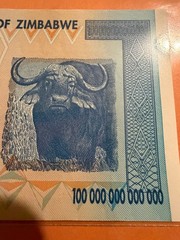 Zimbabwe 100 Trillion Dollars, AA/2008 Banknote, UNC Superb GEM 70, P-91, COA