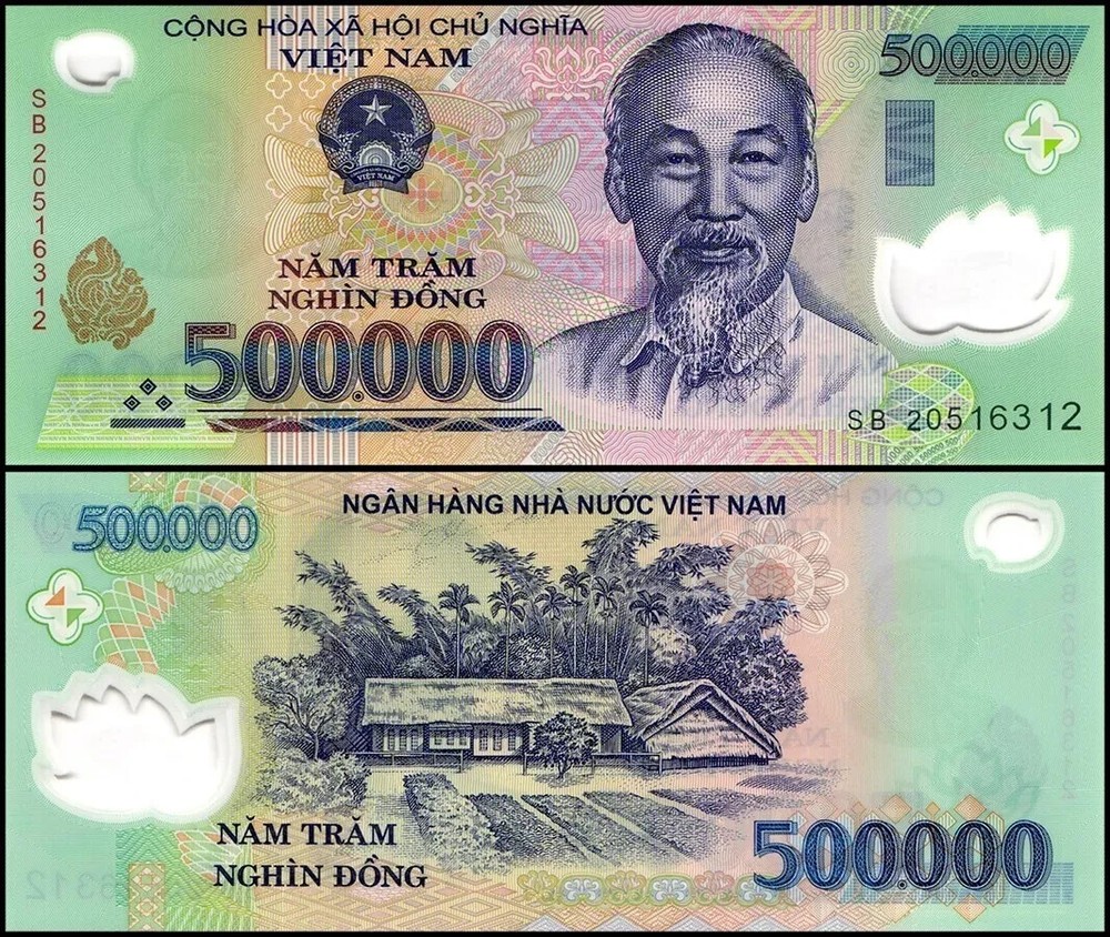 15 MILLION Vietnam Dong (30 x 500,000) USA Seller – UNCirculated – AUTHENTIC VND