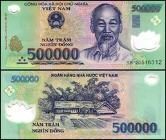 5 MILLION Vietnam Dong (10 x 500,000) USA Seller – UNCirculated – AUTHENTIC VND