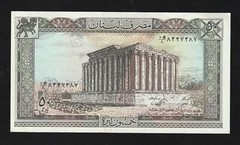 Lebanon, 50 Livres, 1988, P-65 (65d), UNC