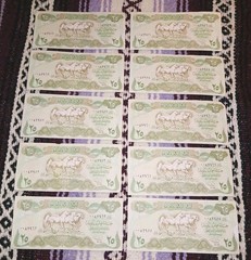 25 Iraqi Dinars – (10) Notes = 250 Dinars