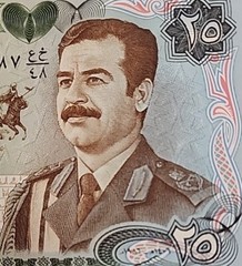 IRAQ Paper Money Face Value 25 Dinars Issued 1986 Lot Of 10 Paper Money UNC