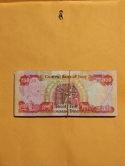 One Million Iraqi Dinars – Authentic Iraq Currency – 1,000,000 IQD (25000 x 40)