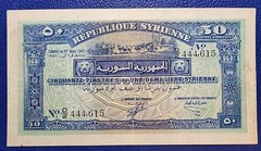 Lebanon SY 50 Piastres 1942 P# 52 XXXF