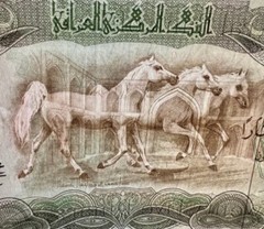 25 Dinar Dinars Iraq Banknotes Iraqi Paper Money 1980 P-66b p66 World Saddam UNC
