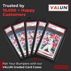 VALUN PSA Slab Bumper 5 Pack (Multi-Color) – Hard TPU PSA Slab Protector G