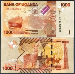UGANDA 🇺🇬 P49e* 1000 SHILINGS* ND 2017* UNC GEM* USA SELLER