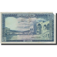 [#599988] Banknote, Lebanon, 100 Livres, KM:66b, F(12-15)