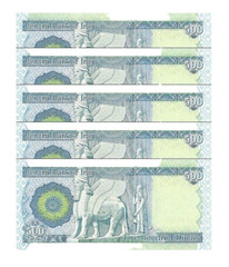 Rare 5,000 New Iraqi Dinar 10 X 500 Dinar Notes New Uncirculated Ships Same Day