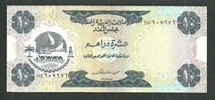 United Arab Emirates 10 Dirhams ND 1973 Pick #3A World Banknote Paper Money