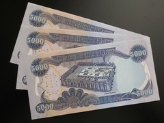 5000 IRAQI DINAR (IQD) UNC Banknote for Collectors Fast Free Ship with Tracking