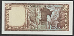 Lebanon 1 Livre 1980 banknote uncirculated condition