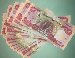 500,000 New Iraqi Dinar – 2023 Issue – 20 x 25,000 IQD New, Authentic Iraq Money
