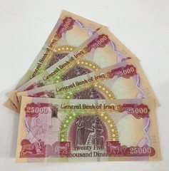300,000 New Iraqi Dinar – 12 UNCirculated 25K Banknotes of Iraq Currency NEW IQD