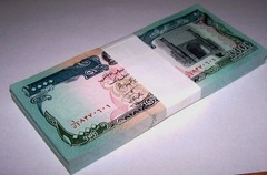 100 x Afghanistan 10000 (10,000) Afghanis UNC paper money currency / P-63 / 1993