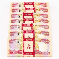 IRAQI DINAR 1/5 Million 200,000 8x 25000 UNC Verified & Guaranteed AUTHENTIC $
