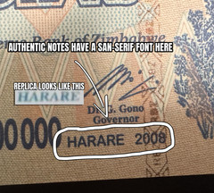 🇿🇼 ZIMBABWE 100 TRILLION DOLLAR AA/2008 P-91 LOT OF 20 UNC NOTES