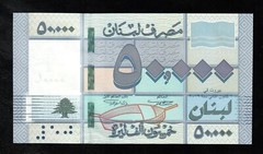 Lebanon 50000 ( 50,000 ) Livres 2019 P 94 UNC * Bank Note