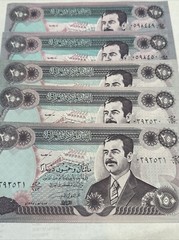 Iraq Iraqi 250 Dinar Saddam Hussein 250 x 10 UNCIRCULATED Notes RARE!