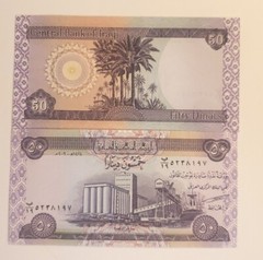 100Pcs IRAQI IRAQ 50 dinar DOLLARS BANKNOTE CURRENCY UNC 2003 Pristine Notes!