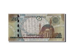 [#310741] Banknote, Bahrain, 20 Dinars, Undated (2008), KM:29, UNC