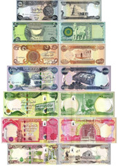 Iraqi Dinar / Full Set of the 7 IQD Banknotes: 250 – 50,000 Dinar 2018-2023, UNC