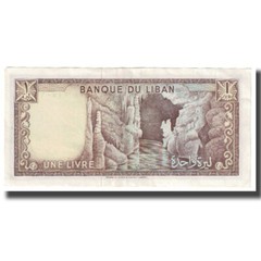 [#631705] Banknote, Lebanon, 1 Livre, KM:61b, EF(40-45)