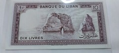 @@@ A SUPERB UNC BANK OF LEBANON TEN LIVRES 1952-now,,, @@@