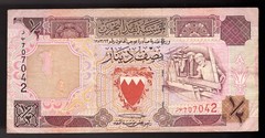 1998 BAHRAIN-REPLACEMENT ZB-1/2 DINAR Pic# 18b