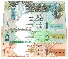 SET Qatar 1, 5, & 10 Riyals 2008-2015 UNC