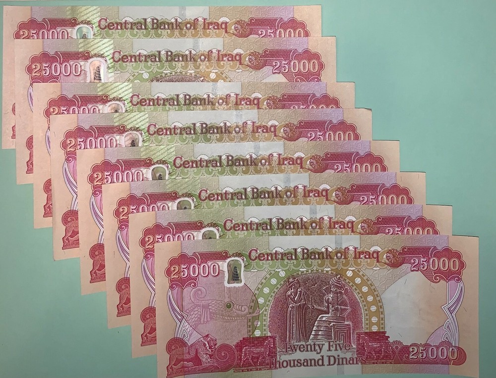 250,000 IRAQI DINAR New Security 10x 25,000 UNCIRCULATED AUTHENTIC Guaranteed