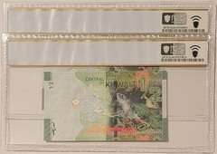 Kuwait 2014 Two 1/2 Dinar Bank Notes Consecutive Gem Unc 66 PPQ PCGS Banknote