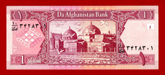 AFGHANISTAN 1 Afghani 2002 / SH-1381 UNC Note – Sign: Ahady & Arsala (Pick-64a)