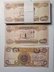 10 x 1,000 Iraq Dinar 10,000 Dinar per purchase Low Denomination SHIPS FROM USA
