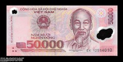Free 50,000 Viet Nam Dong With Purchase Of 5,000 New Iraqi Dinar Lot 1 Note Ea