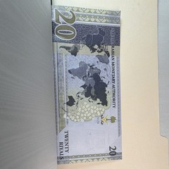 Saudi Arabia 20 Riyals Banknotes 2020 Ungraded Uncertified