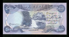 25,000 New Iraqi Dinar Uncirculated 25,000 5 X 5,000 Dinar Bank Notes Lot of 5