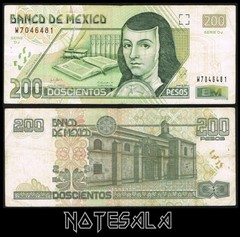 MEXICO 200 PESOS 2004 Pick-119 VF Serie DJ S/N W7046481