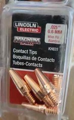Lincoln Electric Magnum Pro .025″ Contact Tips Pack Of 5 KH831 4 Magnum Pro 100L