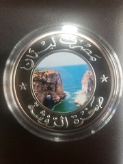 NATURAL SCENES FROM LEBANON Silver Coins Banque Du Liban Raouche Jeita Cedars 5L