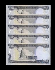 New Iraqi Dinar 2500 – 10 X 250 Dinar Notes Uncirculated Wholesale Resale Money