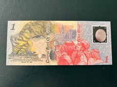Kuwait 1 Dinar P-CS1 1993 Commemorative polymer UNC Camel