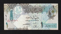 Qatar, 1 Riyal, ND (2008), New 2015 Signature, P-28b, Banknote