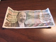 El Banco De Mexico 500 Pesos Note c27